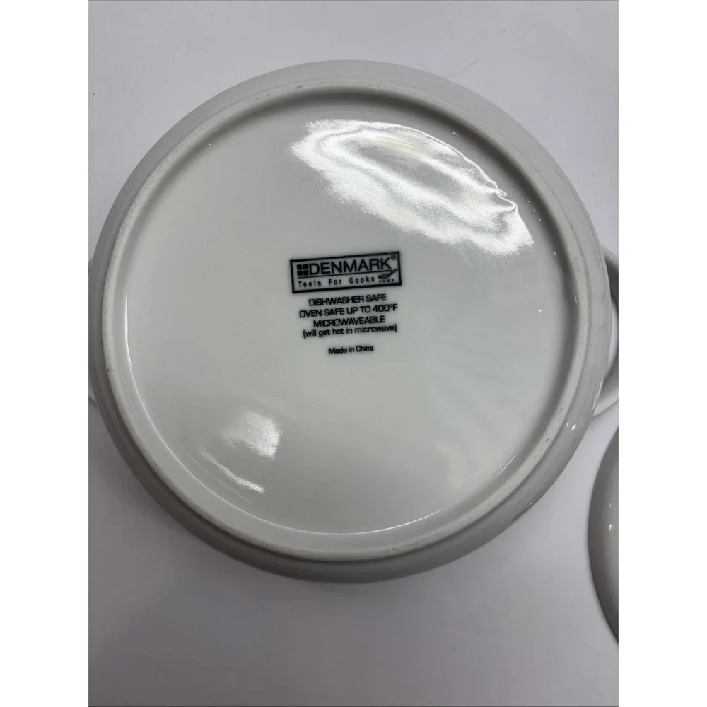 Denmark Tools for‎ Cooks 2 pcs Porcelain Casserole Pan w/Rack